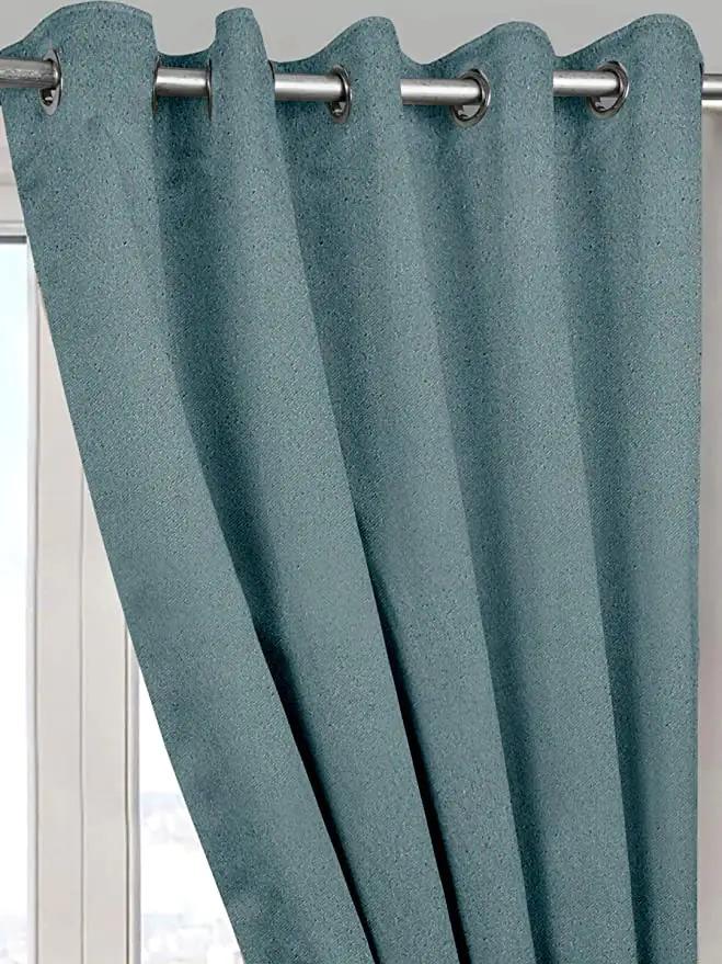 Solid Plain Curtains For Door Application: Home