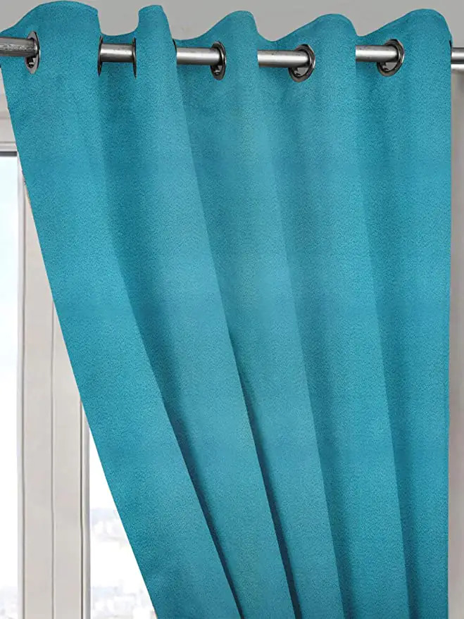 Solid Plain Curtains For Door Application: Home