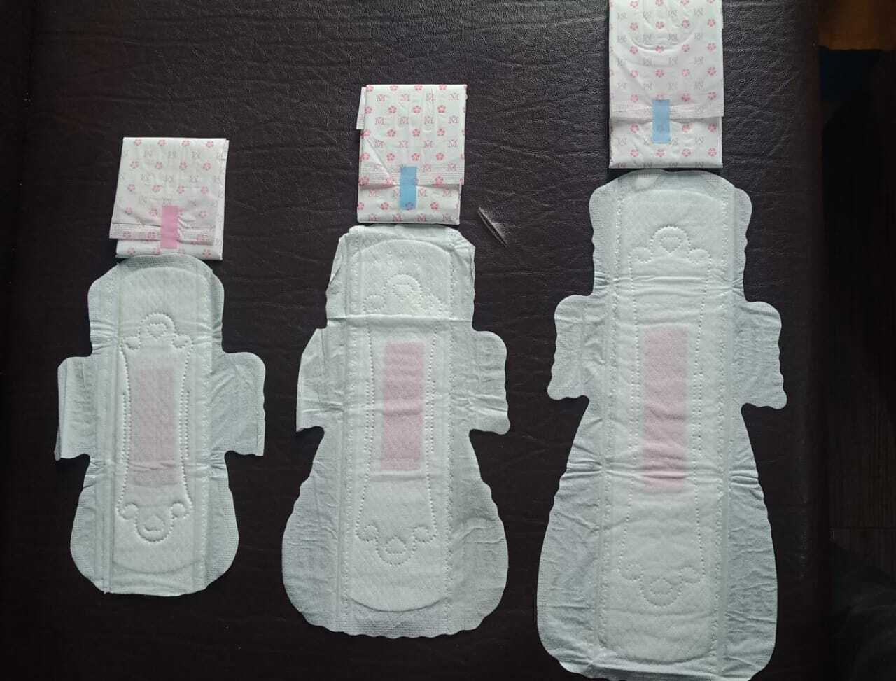 Microfiber Napkins - 320mm Anion Chip With Wings, High Absorption, White Color, Leak Guard Protection, Disposable Design For Adults