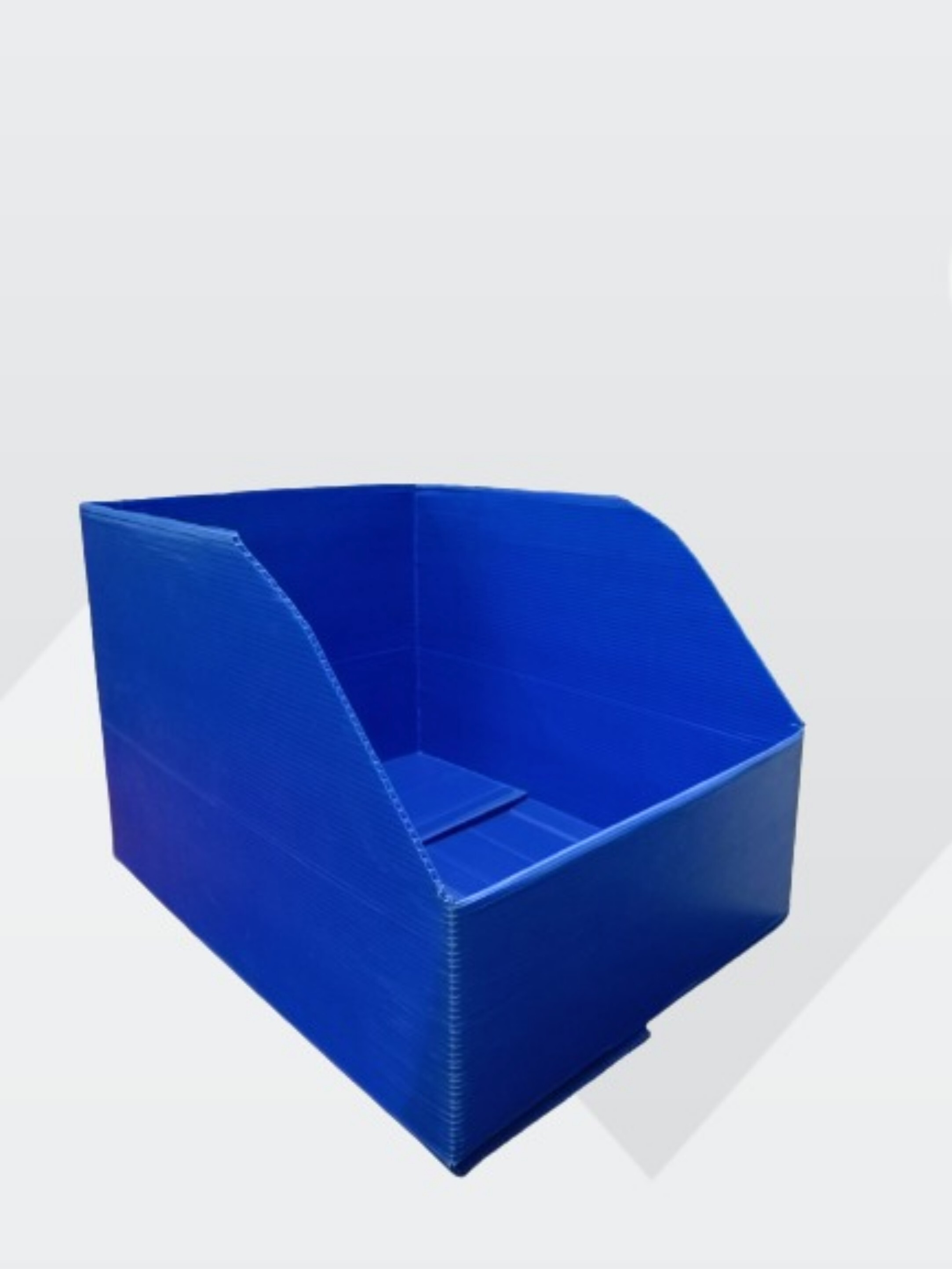 Pp Flute Board Boxes - Pp Material, Rectangular Shape, Matte Lamination | Durable, Lightweight, Customizable Sizes Available