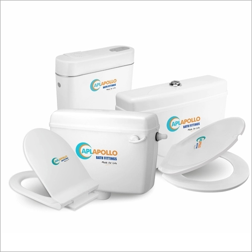 White Apl Apollo Cistern And Seat Covers