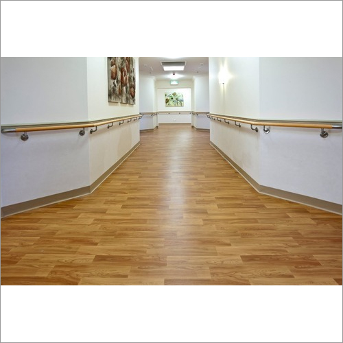 Vinyl Decorative Flooring - Wood Material, Polished Tiles Surface Treatment | Easy to Install, Waterproof and Stain Resistant Floor Solution