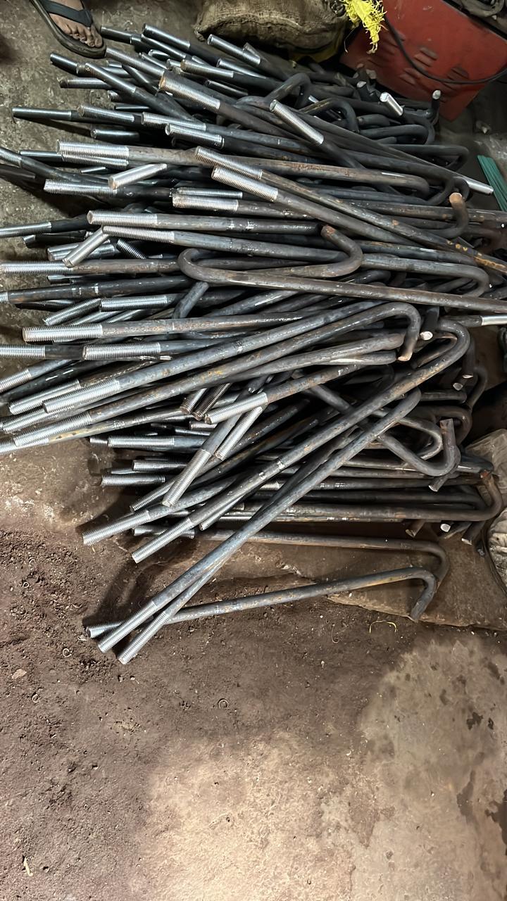 J Hook Type Foundation Bolts