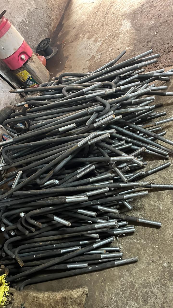 J Hook Type Foundation Bolts