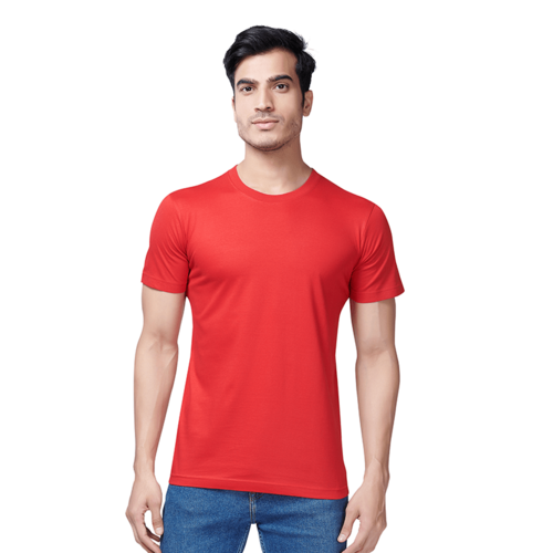 Cotton Round Neck T-Shirt Chest Size: 40