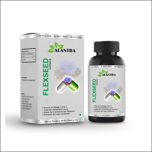Flaxseed Oil Capsules Age Group: For Adults
