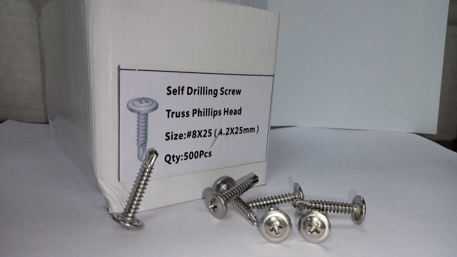 Stainless Steel 410 Grade Truss Phl Head Self Driling Screw