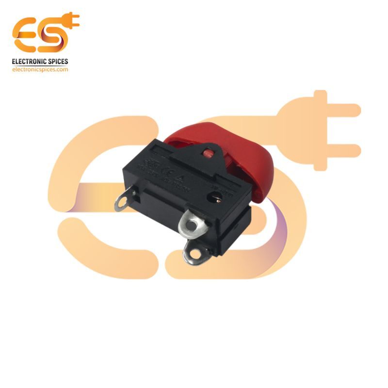 Xw-603 6a 250v Ac 3pin Spco Red Color Plastic Rocker Switch