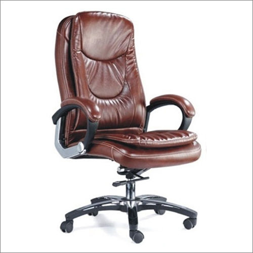 Brown Executive High Back Office Leather Chair