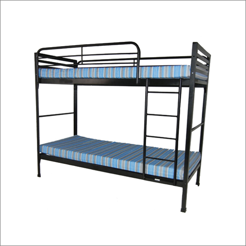 Wooden Bunk Bed - Solid Wood, Modern Design, Foldable , Durable Structure with Ample Storage Space for Luggage and Comfort in Indoor Settings