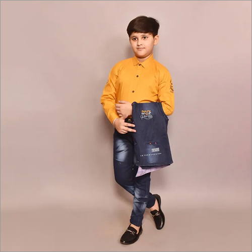 Washable 2 To 9 Year Boys Three Piece Dress