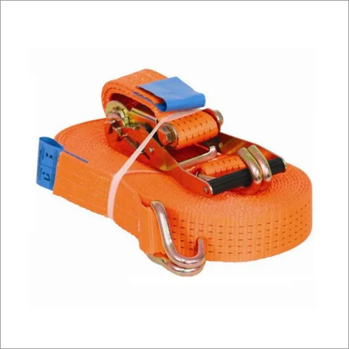 Polyester Cargo Lashing Belt - 100 kg Capacity , Durable Orange Belt with High Tensile Strength and UV Resistance
