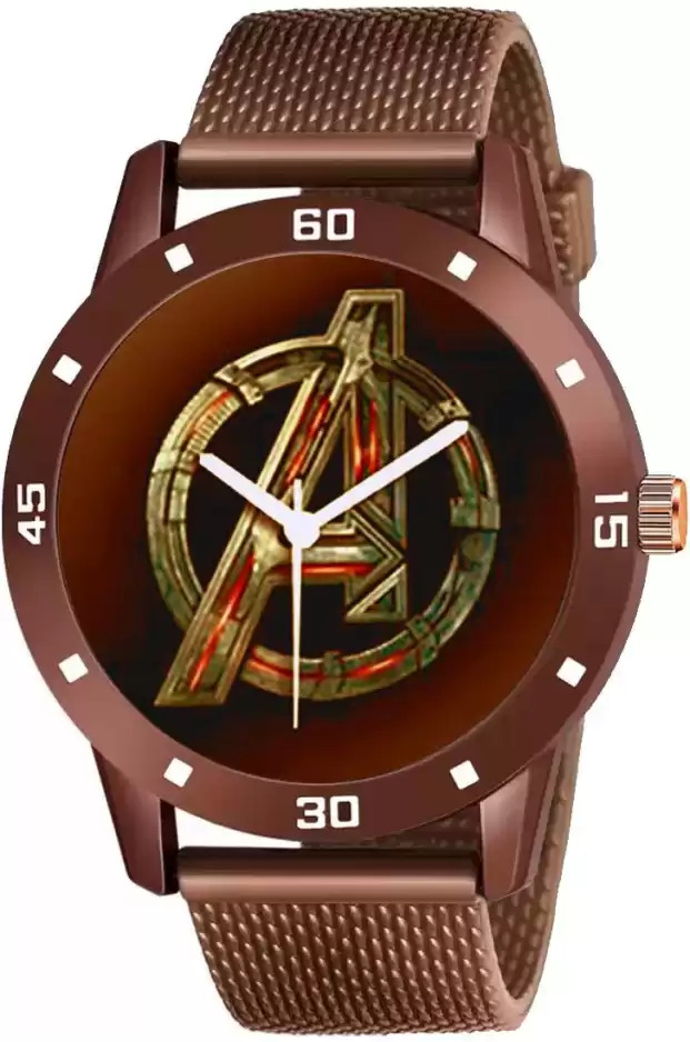 Strap Analog Watch Combo Set