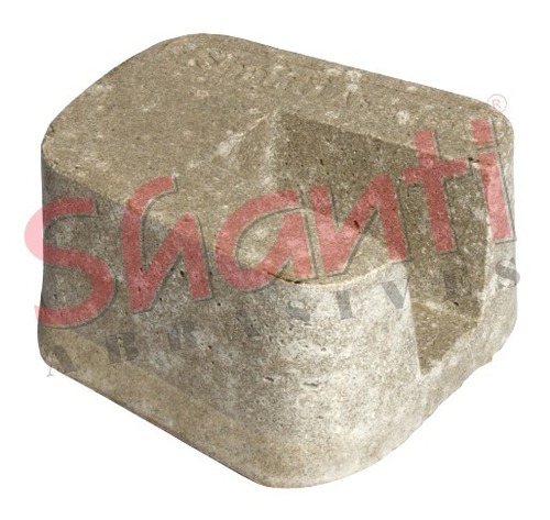 Frankfurt Abrasive Pad - Magnesite, SS Size, Green/White Color | Ideal for Leveling Marble, Stone, Granite & Ceramic Surfaces