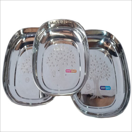 सिल्वर स्क्वायर स्टेप प्लेट खुम्चा