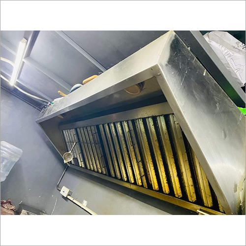 Stainless Steel Exhaust Hood With Baffle Grease Filters - Application: Commercial