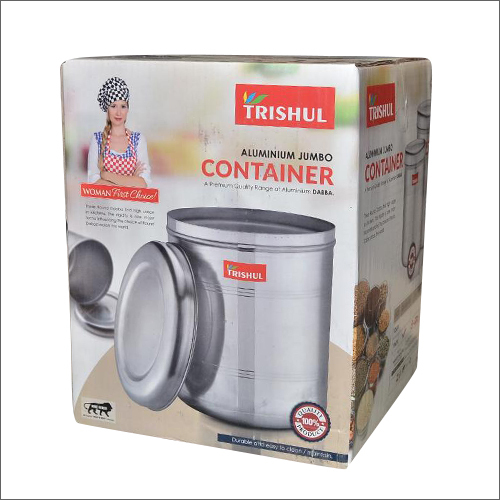 Aluminium Jumbo Container - Various Sizes Available | Glossy Lamination Finish For Safe Storage Of Lentils And Grains