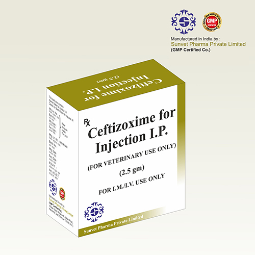 Ceftizoxime Injection (2.5 Gm) Suitable For: Adults