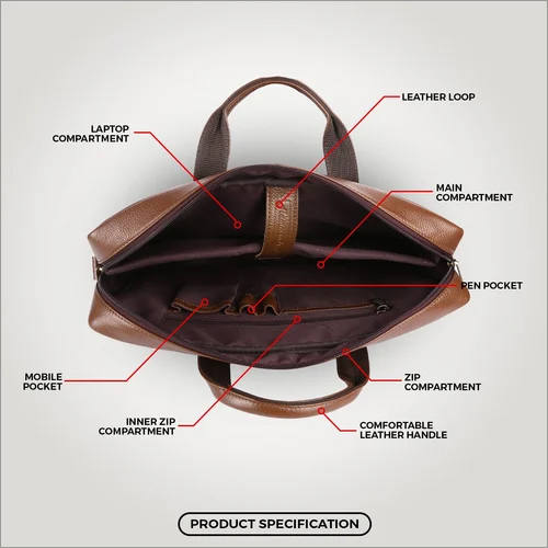 Pure Leather Office Bag
