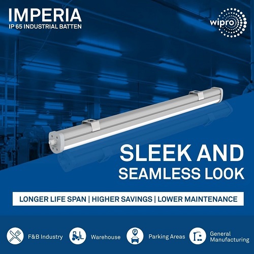 Imperia LED - Aluminum, 1200mm, 6500K | Easy Installation, Energy Efficient, Seamless Look, Waterproof, 3-Year Warranty, 36W, 3600lm