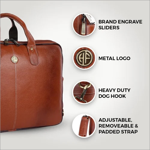 Hammonds Flycatcher Leather 15.6 Inch Laptop Messenger Bag