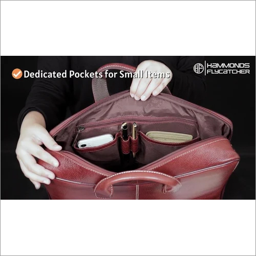 Hammonds Flycatcher Leather 15.6 Inch Laptop Messenger Bag