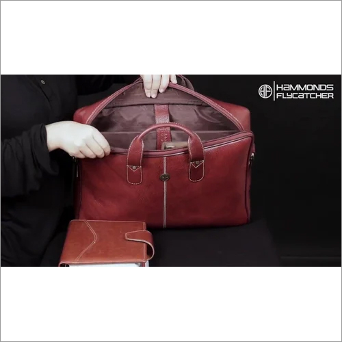 Hammonds Flycatcher - Leather Messenger Bag | Unisex Design, Solid Brown Color, Comfortable Shoulder Style, 1-year Warranty