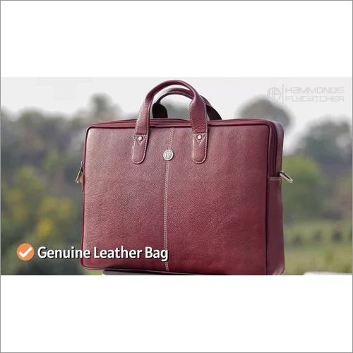 Hammonds Flycatcher - Leather Messenger Bag | Unisex Design, Solid Brown Color, Comfortable Shoulder Style, 1-year Warranty