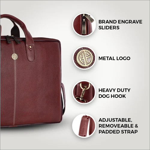 Hammonds Flycatcher - Leather Messenger Bag | Unisex Design, Solid Brown Color, Comfortable Shoulder Style, 1-year Warranty