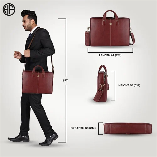 Hammonds Flycatcher - Leather Messenger Bag | Unisex Design, Solid Brown Color, Comfortable Shoulder Style, 1-year Warranty