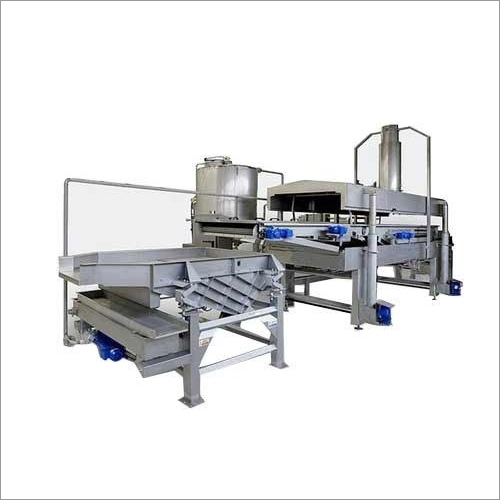 Compact Structure Ms Snack Pellet Frying Line