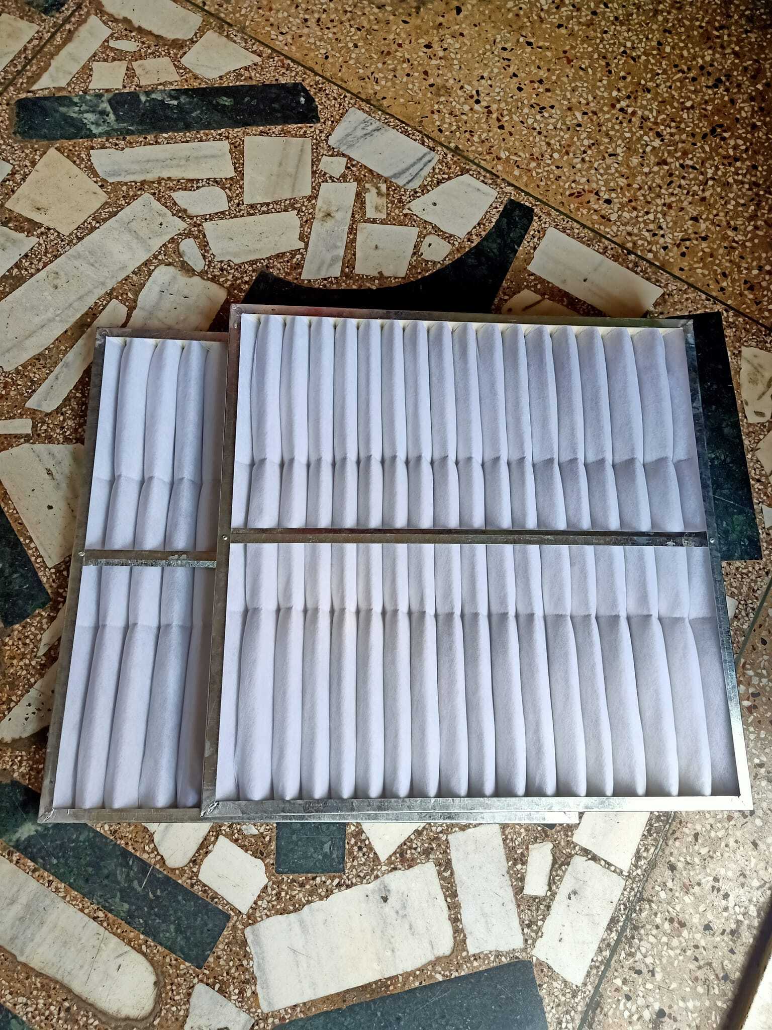 Ahu Pre Filter - Galvanized Steel, 20x20x6 Inches, White | Efficient Fine Filtration, Washable Media, High Dust Holding Capacity