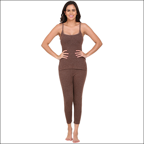 इंडियन टचवूल 1540 कैमिसोल मेलेंज ब्राउन