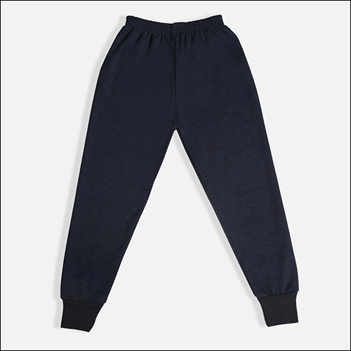 Signature Art - Customized Long Sleeve Navy Blue Cotton Wool Sweater | Plain Dyed, Unisex Modern Style For Winter