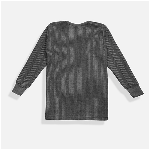 1400 Touchwool Inflame Grey Kids - Cotton Body Warmer Customized Size Gray Color Long Sleeve Modern Style Knitted Pattern Unisex Design