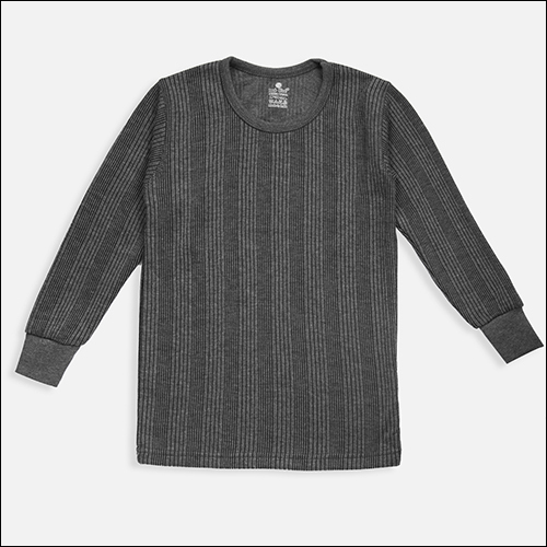 1400 Touchwool Inflame Grey Kids - Cotton Body Warmer Customized Size Gray Color Long Sleeve Modern Style Knitted Pattern Unisex Design