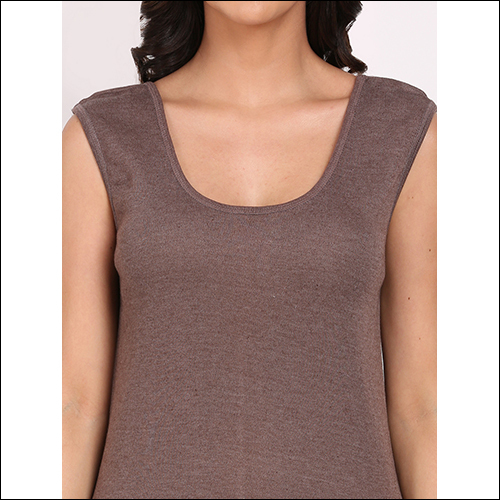 Indian Touchwool 2400 Tharmocot Brown Color Sleevless