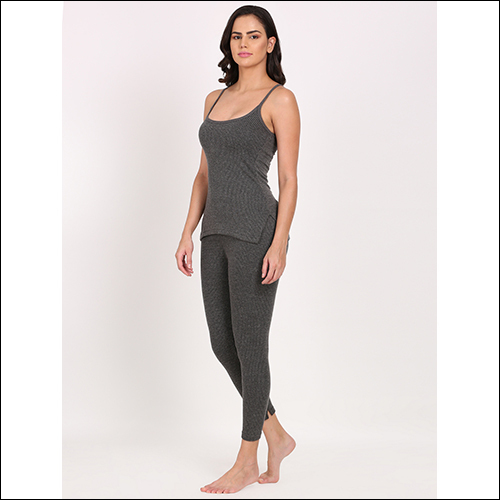 Dark Gray Touchwool 1540 Camisol Grey Melange