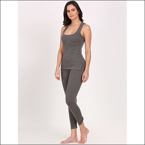 Dark Gray Touchwool 1530 Grey Sleevless