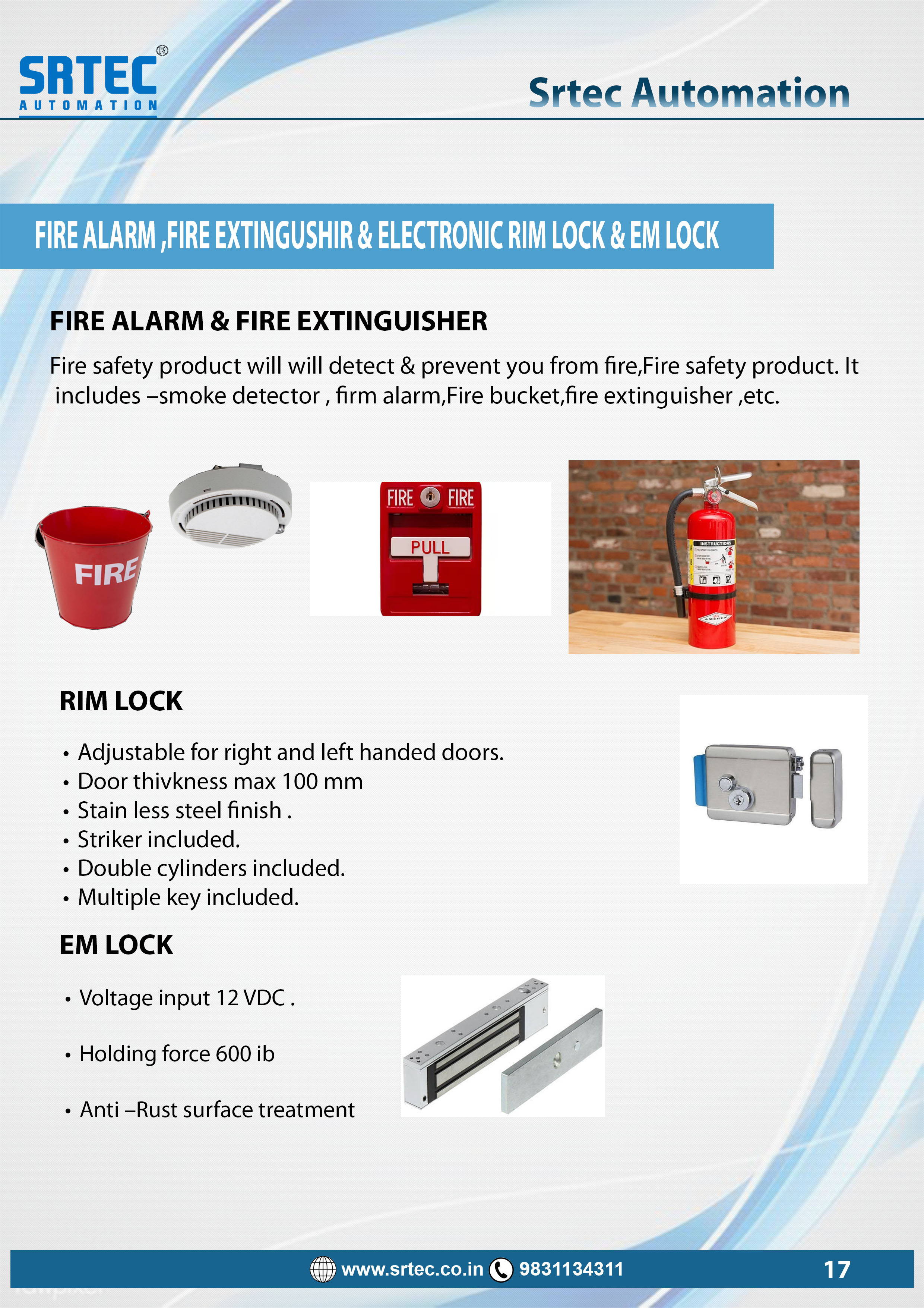 Electric Door Lock Application: Domestic & Commercial