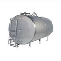 Stainless Steel Horizontal Milk Storage Tank