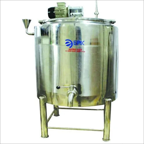 Silver Ice Cream Ageing Vat