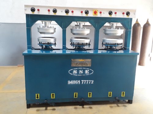 Blue Arecanut Leaf Plate Making Machine