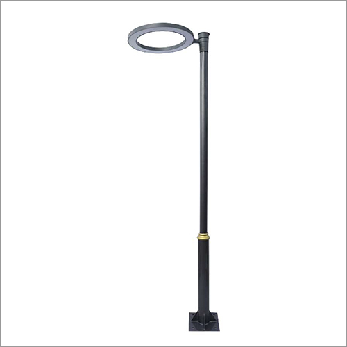 ब्लैक आउटडोर स्ट्रेट रिंग लाइट