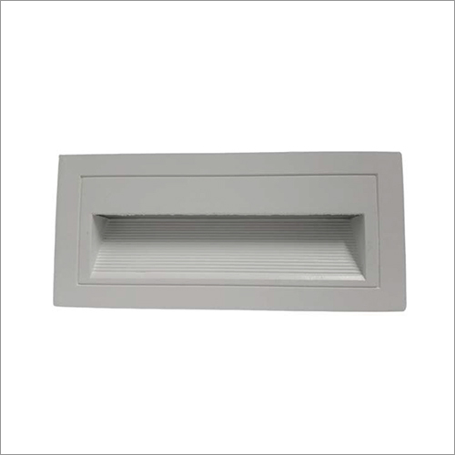 White 6w Wall Recessed Step Light