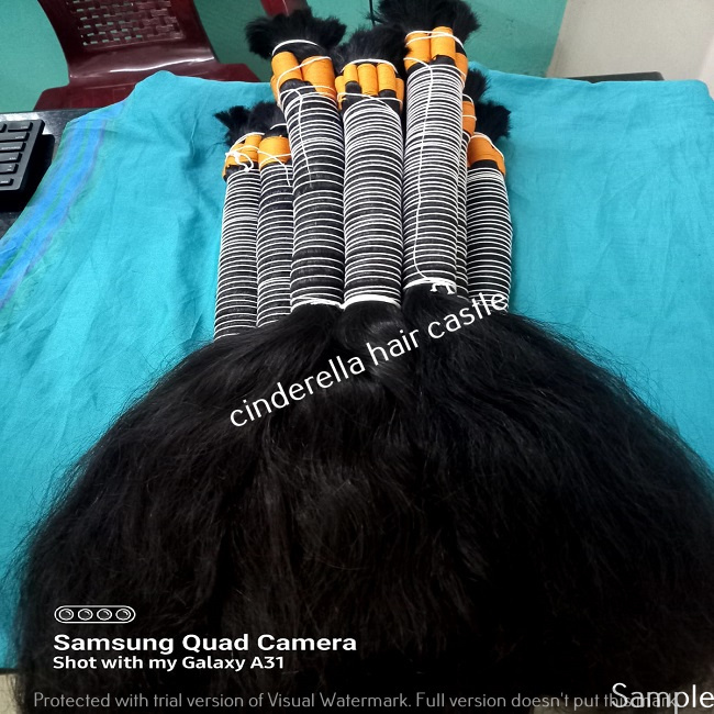 Raw Virgin Single Drawn Human Hair Application: Profesional