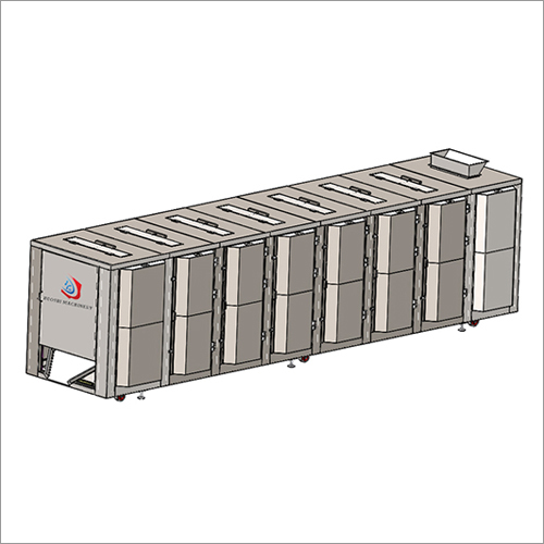 Manual Continuous Type Vegetable And Fruit Dehydration Dryer