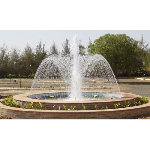 ब्राउन मार्बल गार्डन फाउंटेन