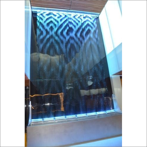 पारदर्शी ग्लास वॉटर पर्दा