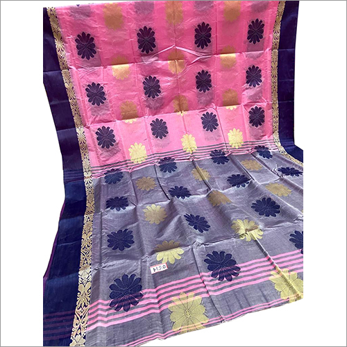 विभिन्न उपलब्ध पिंक गरोड सिल्क साड़ी